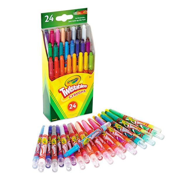 12/24 Colors/set Drop Shape Crayons Non Dirty Hand Washable Safe