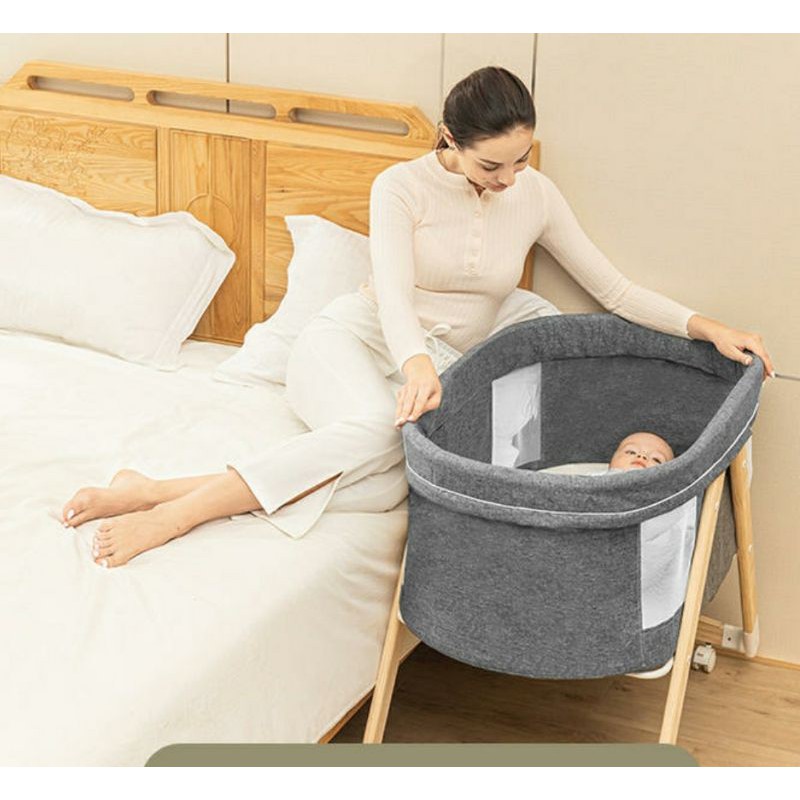 Foldable baby Cot bed 🩷 | Shopee Singapore