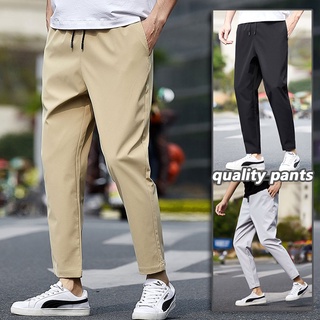 White cropped pants on sale mens