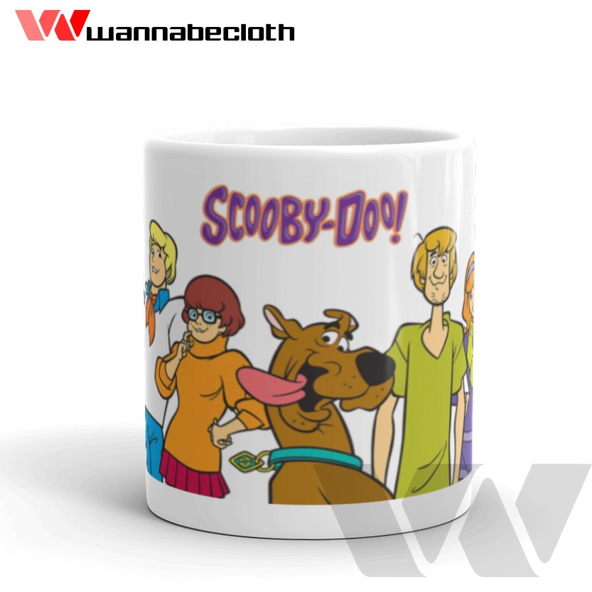 Glass Scooby Doo Mug Scooby Doo Glass Mug Kids Mug Custom Porcelain