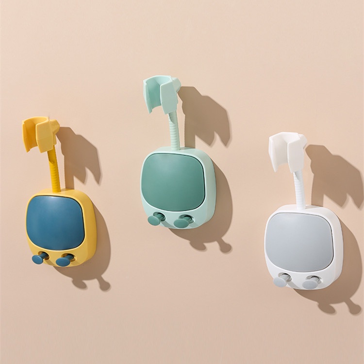 SG No Drilling Adjustable Bathroom Shower Head Holder Universal Head Bracket Waterproof