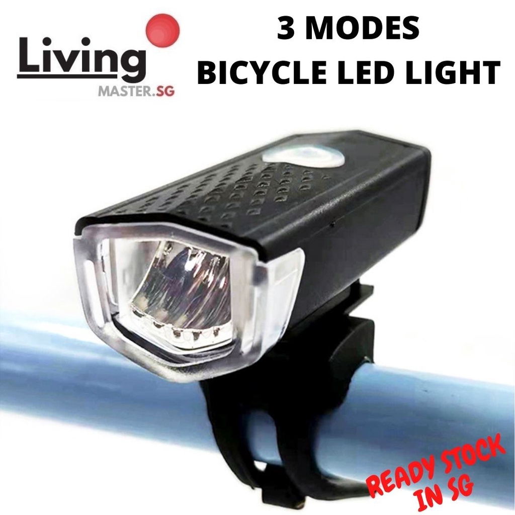 Rechargeable Bicycle Lights / LED Light Front And Rear Light Set