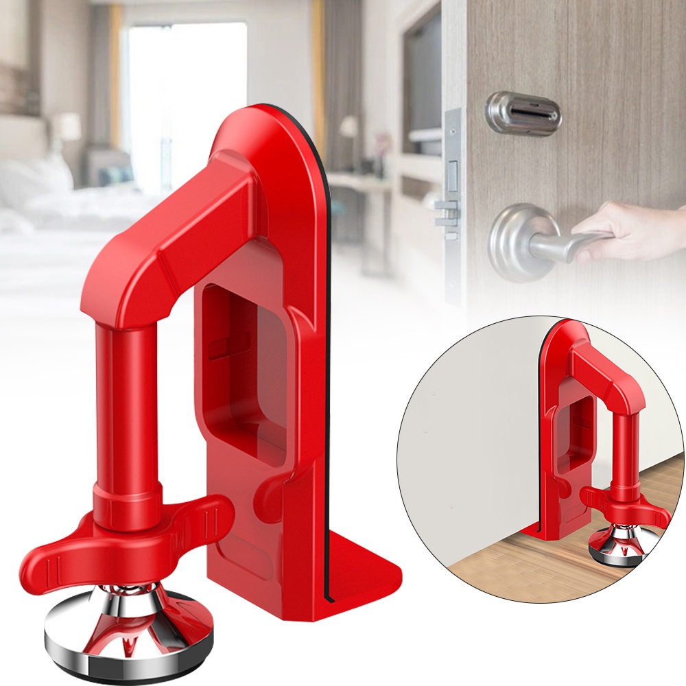 Door Jammer Stopper Security Devices Personal Lockdown Lock Brace for
