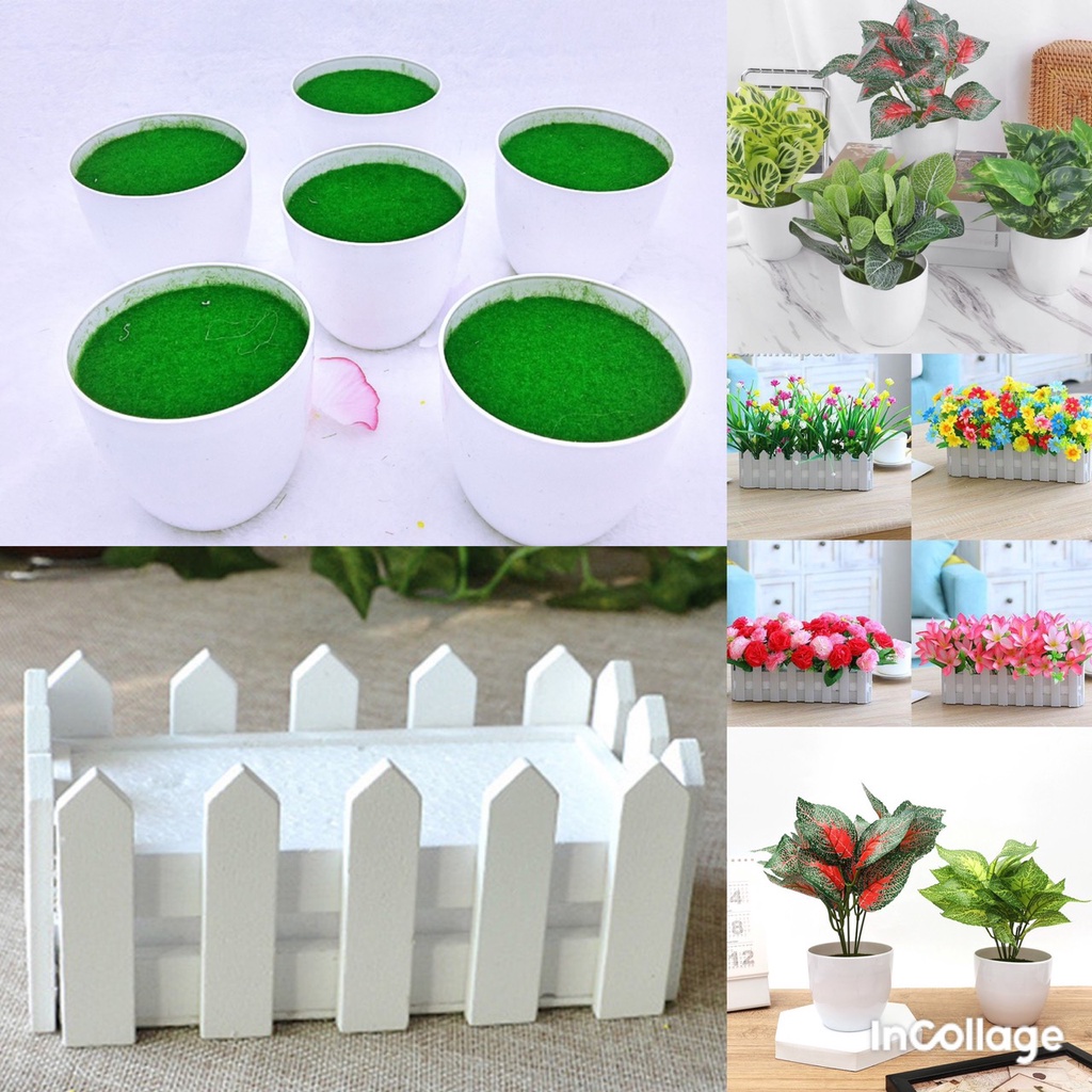 Decorative flower pot (price for 1 pot without flowers) | Shopee Singapore