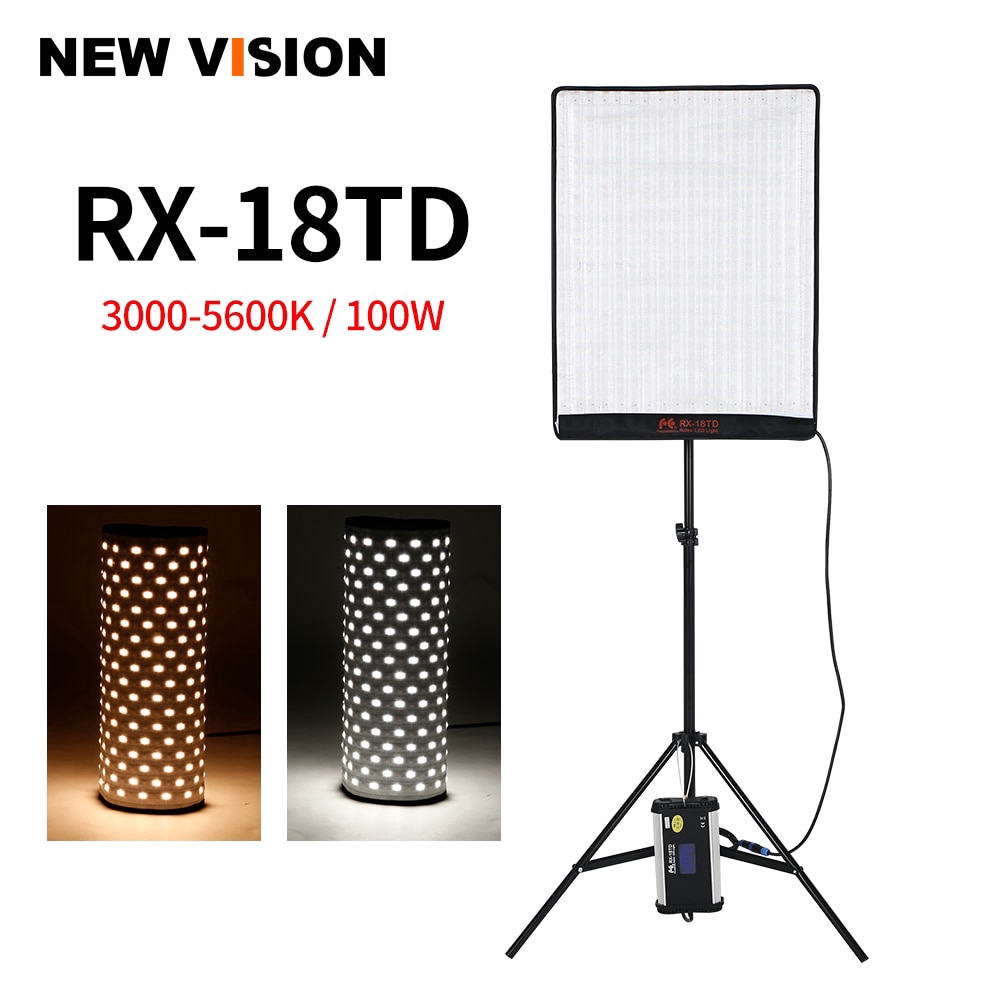 Falcon Eyes RX-18TD 100W Flexible LED Video Light Rollable Cloth