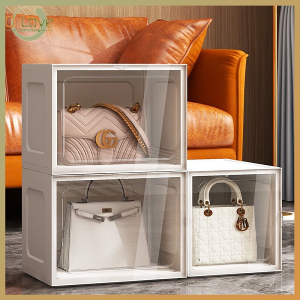 Bag storage artifact put bag shelf storage rack floor home bedroom ...