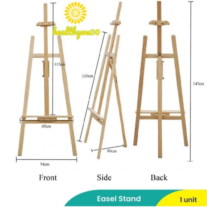 Wood Easel Stand Ready Stock in Malaysia Shopee Singapore
