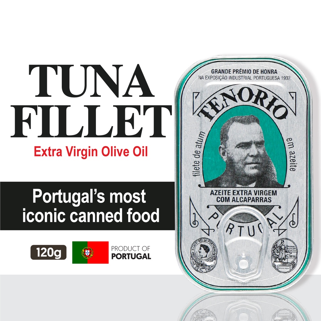 Tenorio Tuna Fillet In Extra Virgin Olive Oil & Capers, 120g | Shopee ...