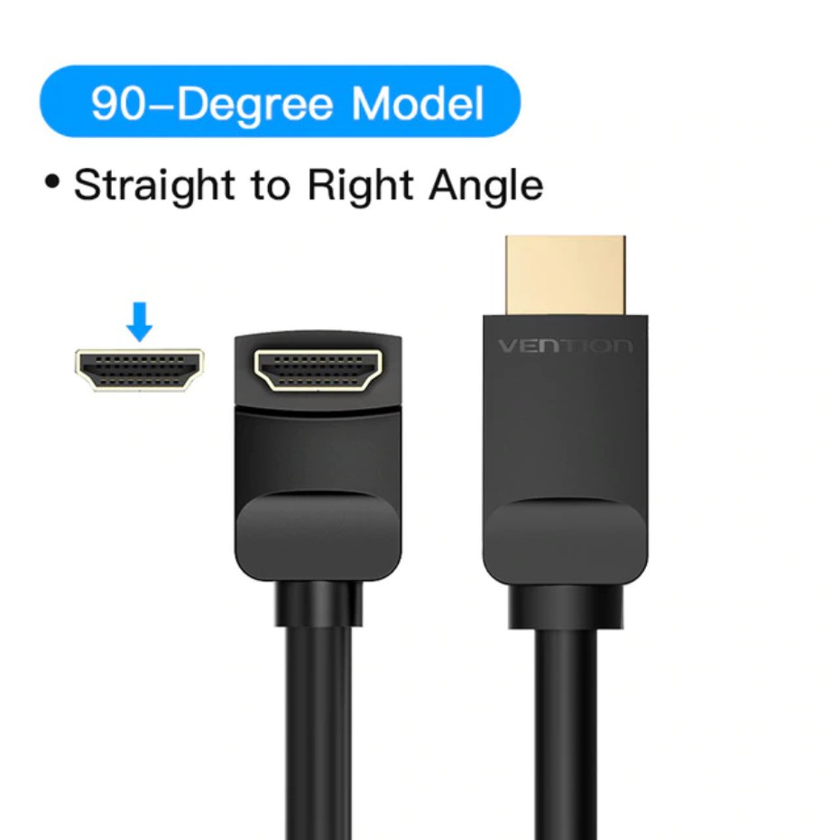 Vention Kabel HDMI v2.0 90/270 Degree 4K High-Speed - Gambar 3