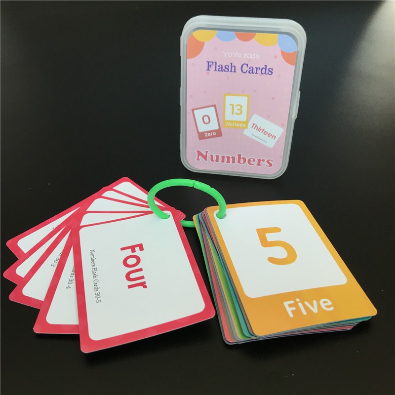 Kids Learning Flashcards English Alphabet Letters ABC Number Animals ...