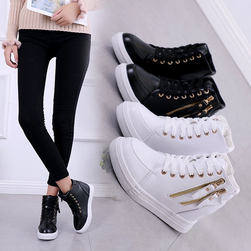 Korean on sale wedge sneakers