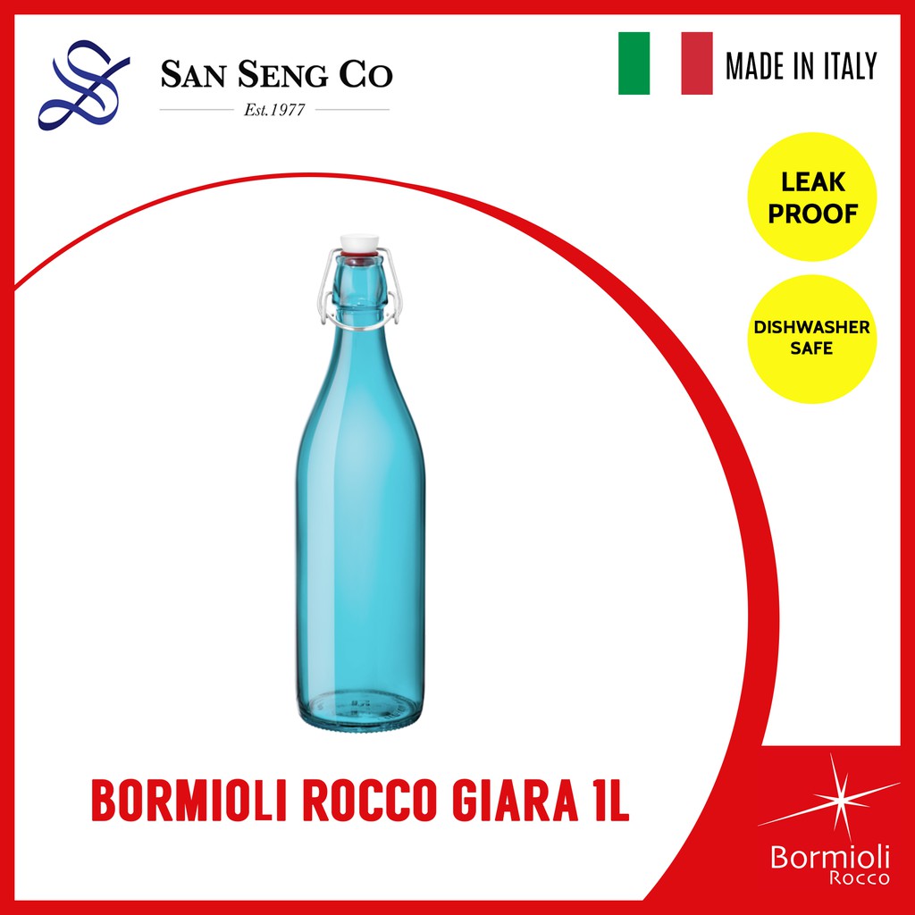 [clearance Promo] Bormioli Rocco Coloured Giara Bottle 1l Discoloured Dusty Shopee Singapore