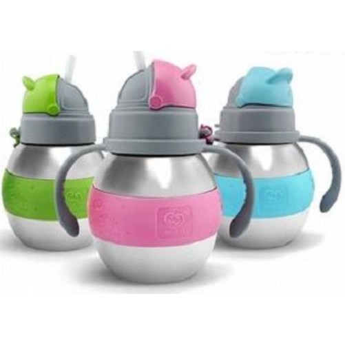 Haakaa 280ml Wide Neck Stainless Steel Thermal Straw Bottle Shopee Singapore