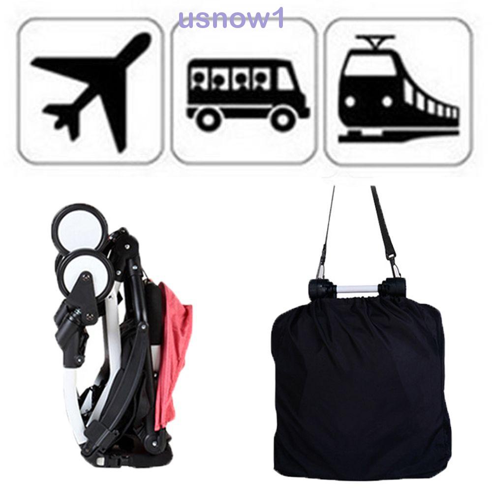 AHOUR1 Baby Stroller Travel Bag For Stroller Foldable Antidust Black
