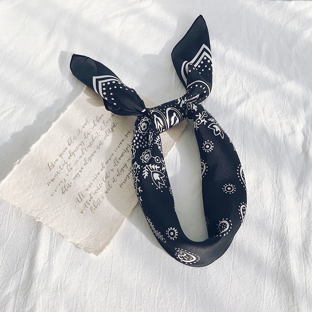 AROMA 70cm Bandana Elegant Small Shawls Head Scarfs Neck Scarves