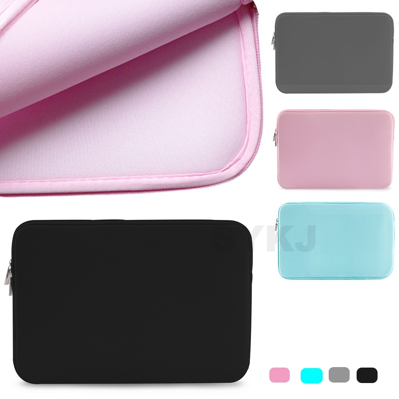 Portable Waterproof Laptop Case Notebook Sleeve 11 12 13 14 15 15.6 inch Laptop Bag Protective Case Zipper Tablet Bag Soft Laptop Sleeve Shopee Singapore