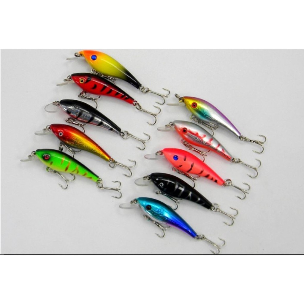 UMPAN IKAN PALSU MINNOW 6cm MIRIP IKAN ASLI - Gambar 4