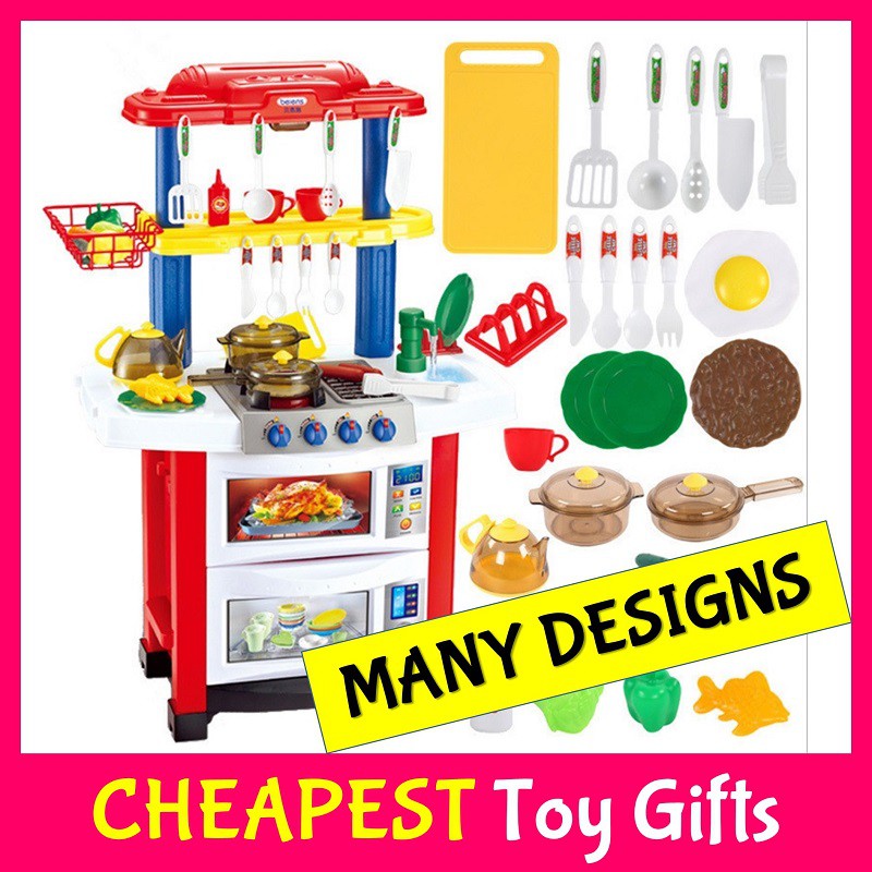 ★CHEAPEST★1-7 yrs★Kitchen Toy Cooking Junior Chef Set Real Tap★Light ...