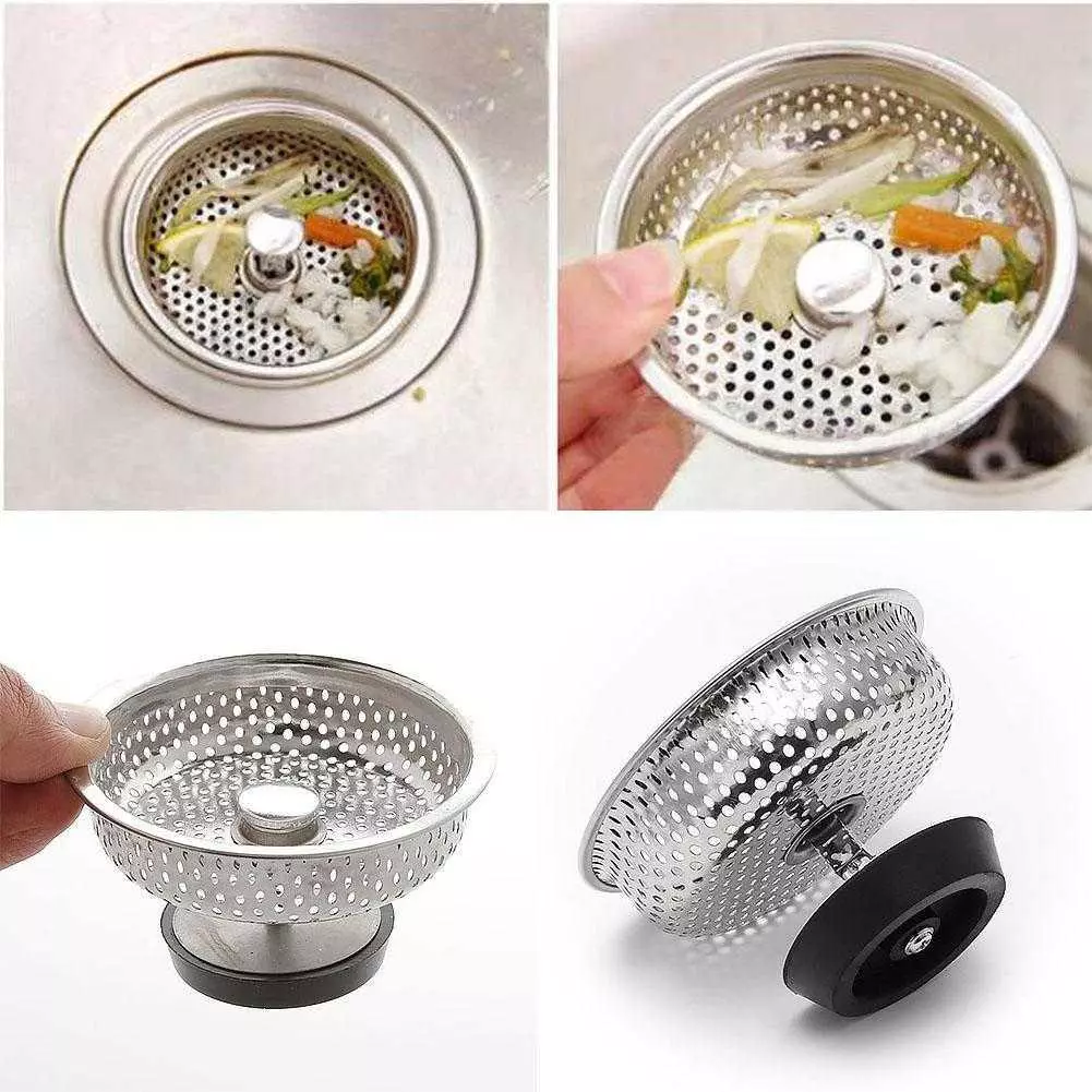 200 Pieces Kitchen Sink Strainer Mesh Bag, Kitchen Sink Elastic Mesh Drain  Filter, Sink Filter Net, Bags Sink Strainer Cover for Kitchen Bathroom Sink