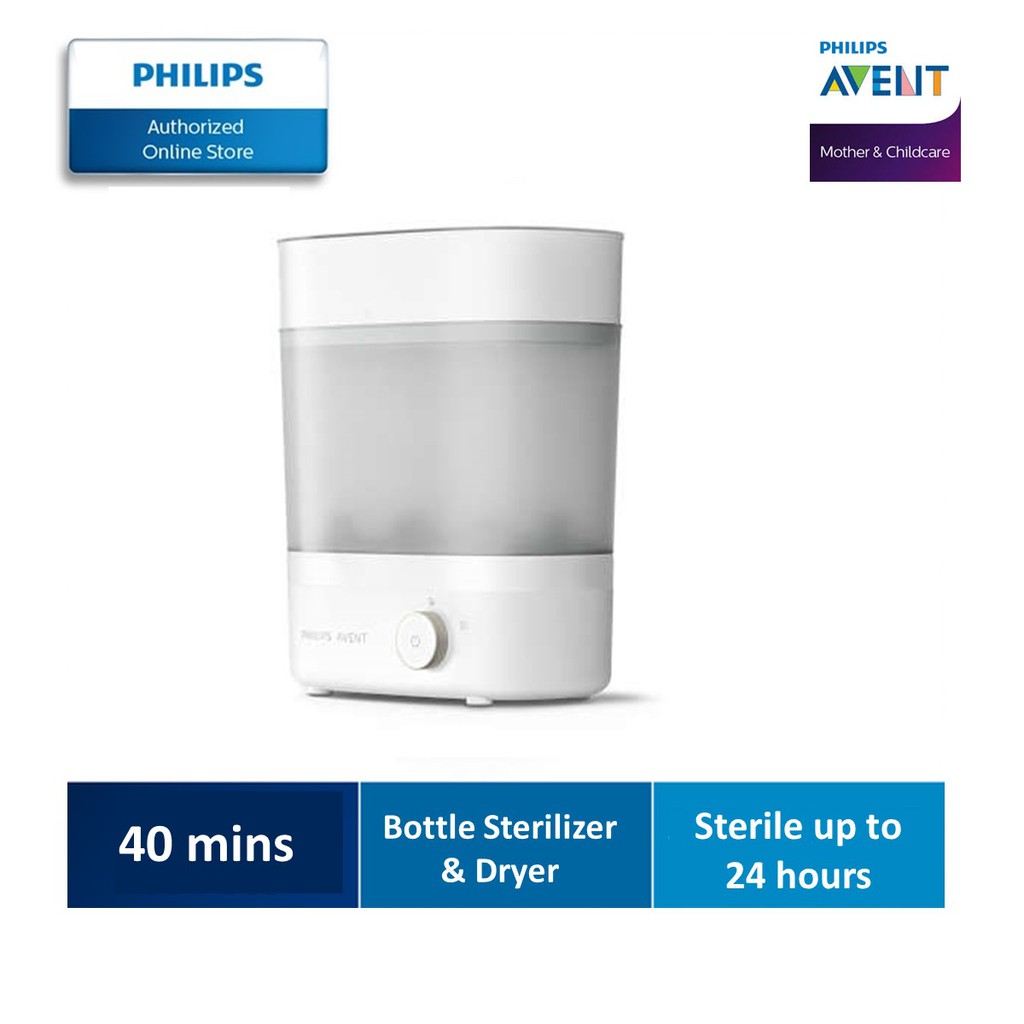 Philips Avent Premium Bottle Sterilizer and Dryer SCF293 40 mins