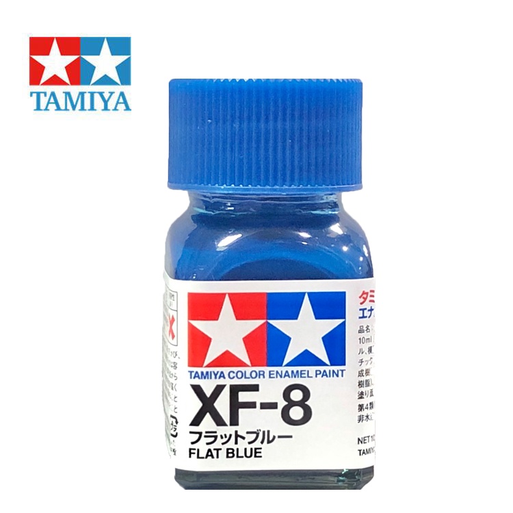 [Gunpla] TAMIYA XF-8 XF8 Matte Blue Oil-Based Paint Color Separation ...