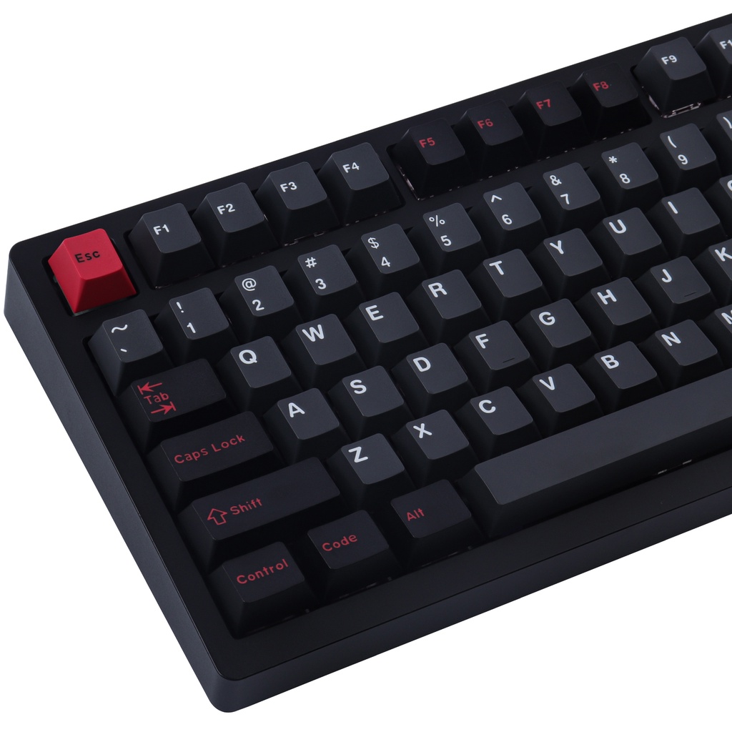 GMK Evil Dolch Keycaps 172 Keys ABS Double Shot Cherry Profile Keycaps ...