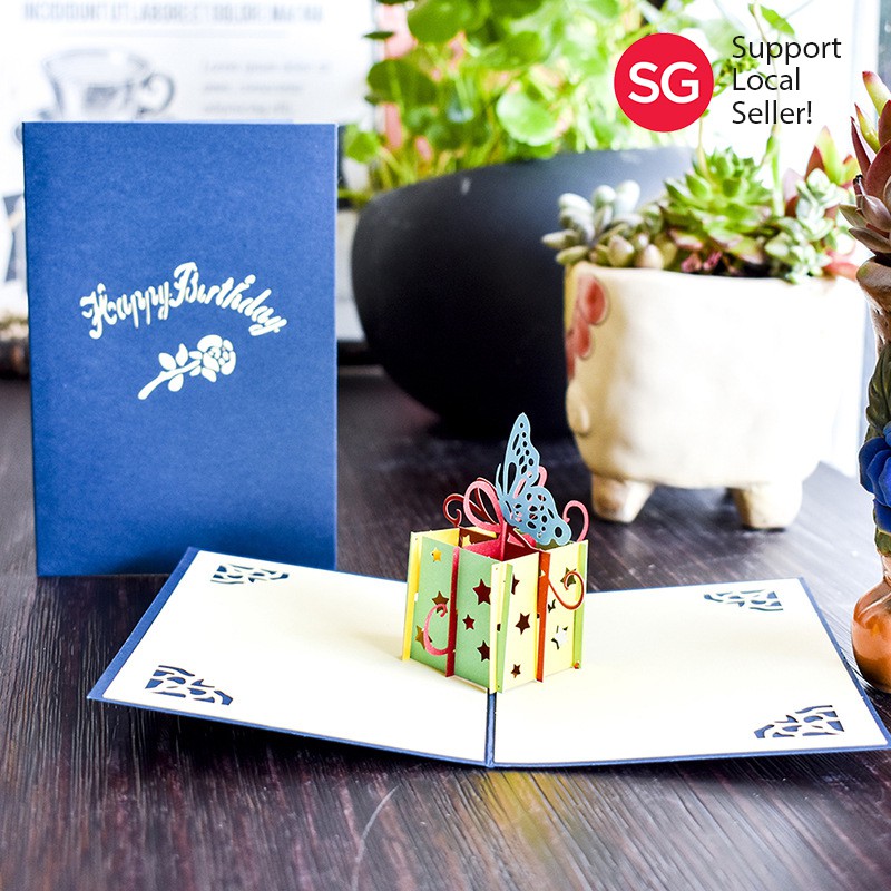 Happy Birthday 3D Pop up Greeting Cards with Envelope | Birthday Gift ...