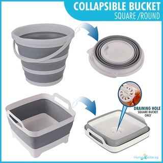 Folding Retractable Silicone Bucket Collapsible Bucket - China Silicon  Bucket and Foldable Bucket price