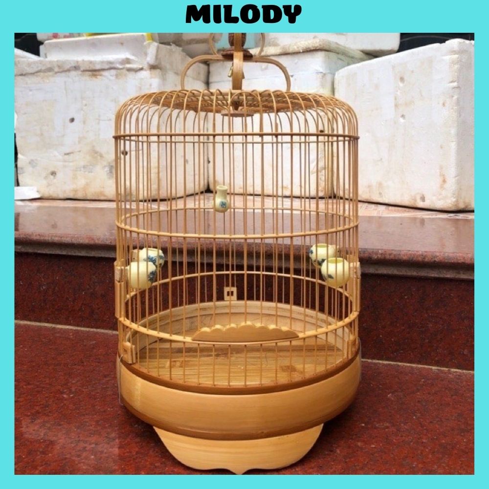 Milody Birdcage Cage Raising Bird Nest, Earth Spread, Round form With