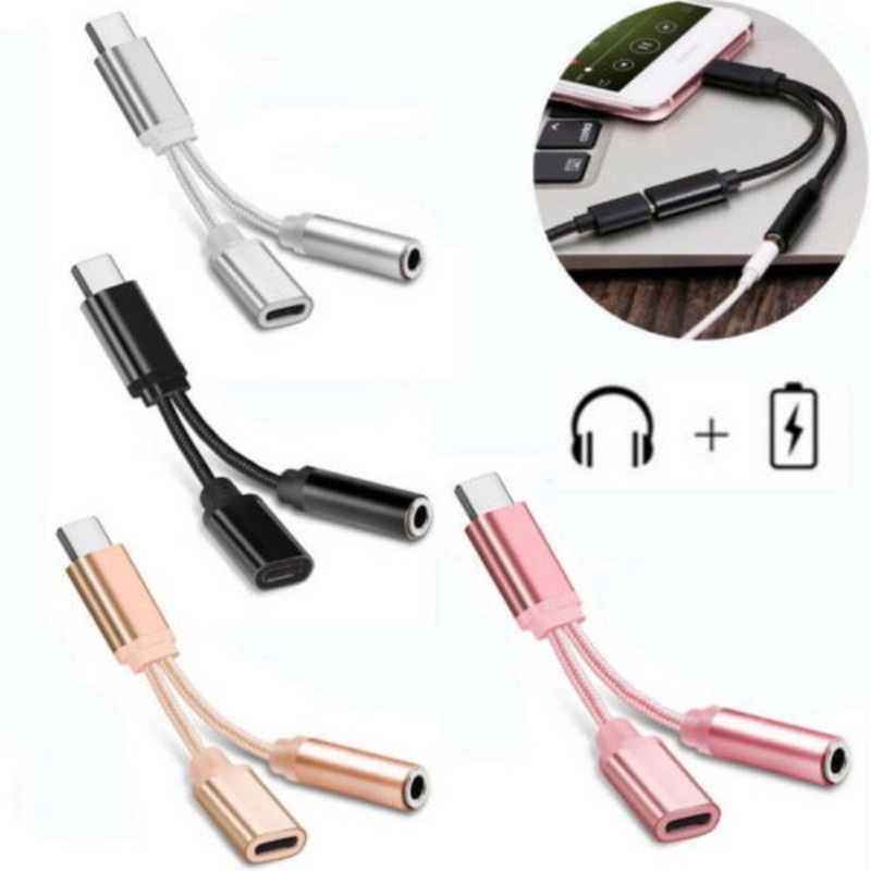 Adattatore USB-C A 3,5 Mm Innov8 – Sdoppiatore Audio E Ricarica Per Huawei P20/P30 Pro, Xiao