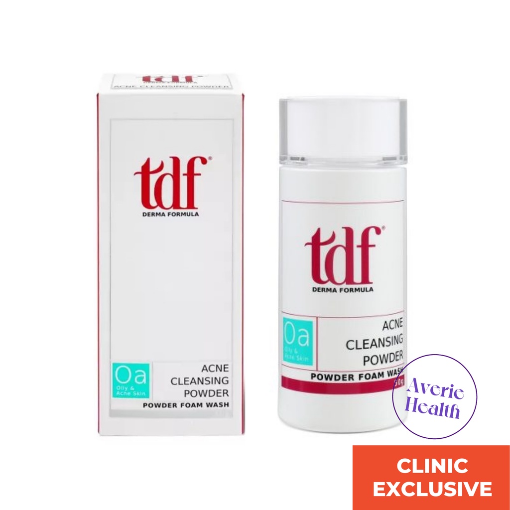 TDF Acne Cleansing Powder 50G Antibacterial Enzyme Cleanser, Oily