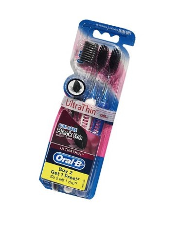 Oral B Tooth Brush Gum Care Blacktea 3s - Gambar 3