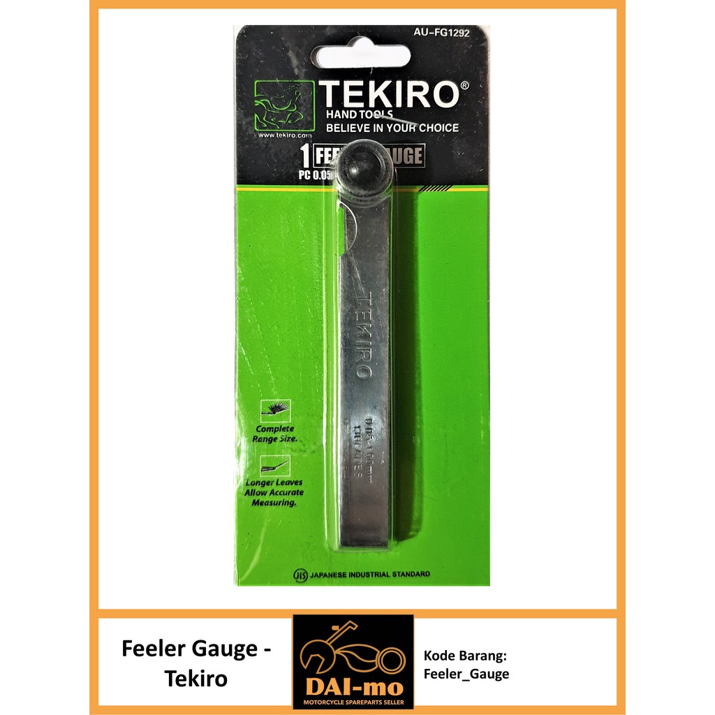 Original TEKIRO Puller Gauge/ Feeler Fuller/ TEKIRO Valve Adjustment