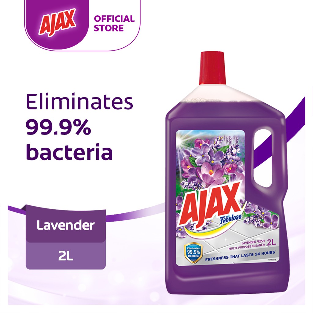 [Eliminates 99.9percent Bacteria] Ajax Fabuloso Lavender Multi Purpose