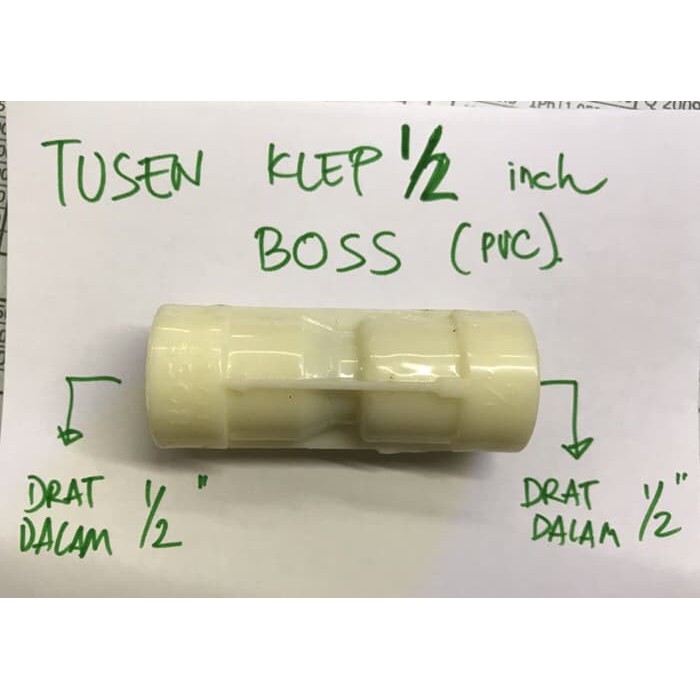 Boss 1 per 2 inch dim tusen pvc valve 1 one way pipe connection ...