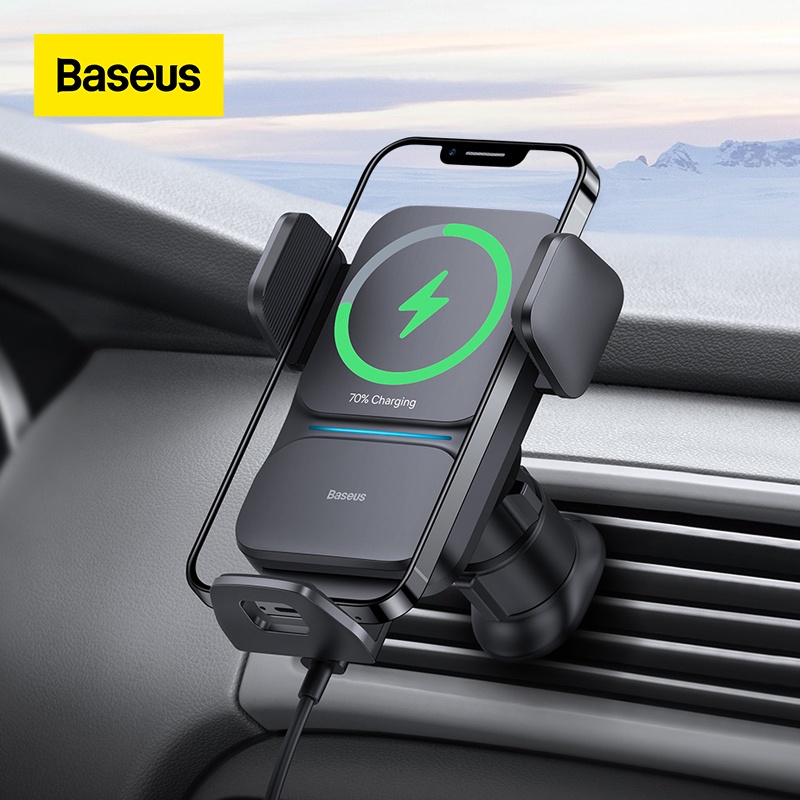 Baseus Car Mount Wireless Charger Wisdom Auto Alignment Air