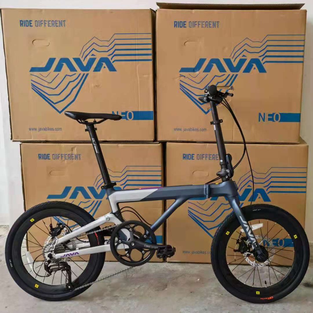 JAVA NEO 2 Folding bike foldable bike 20 wheelset 9 speed alloy frameset double folding design Shopee Singapore