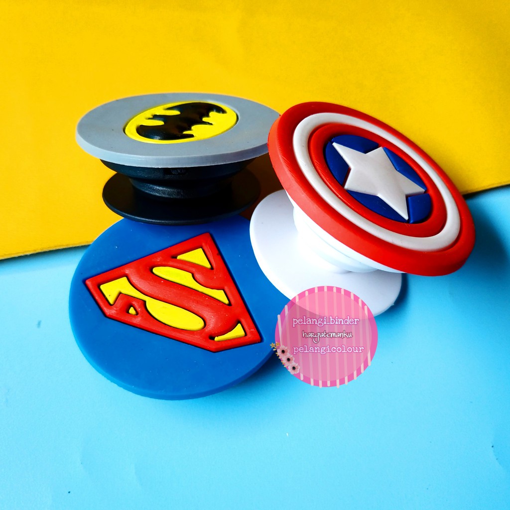 Popsocket pop socket Batman captain America superman | Shopee Singapore