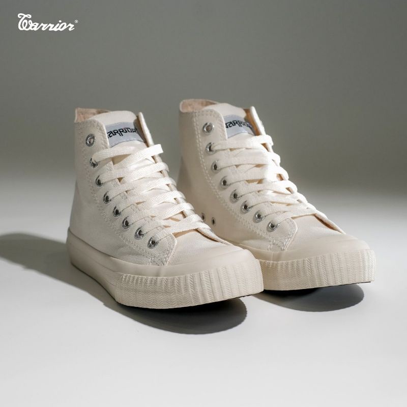 Warrior Venus White HC - Sepatu Putih Tinggi - Sepatu Warior