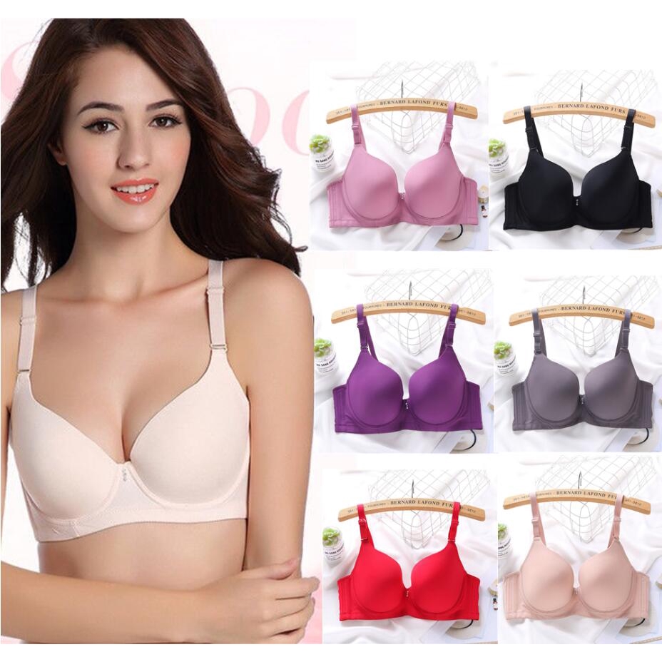 D Cup Bra Seamless Big Size 36-44 Wired Push Up Underwear Bras