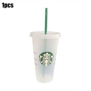 Plastic Reusable Cold Cup with Lid & Straw - 24 fl oz: Starbucks Coffee  Company
