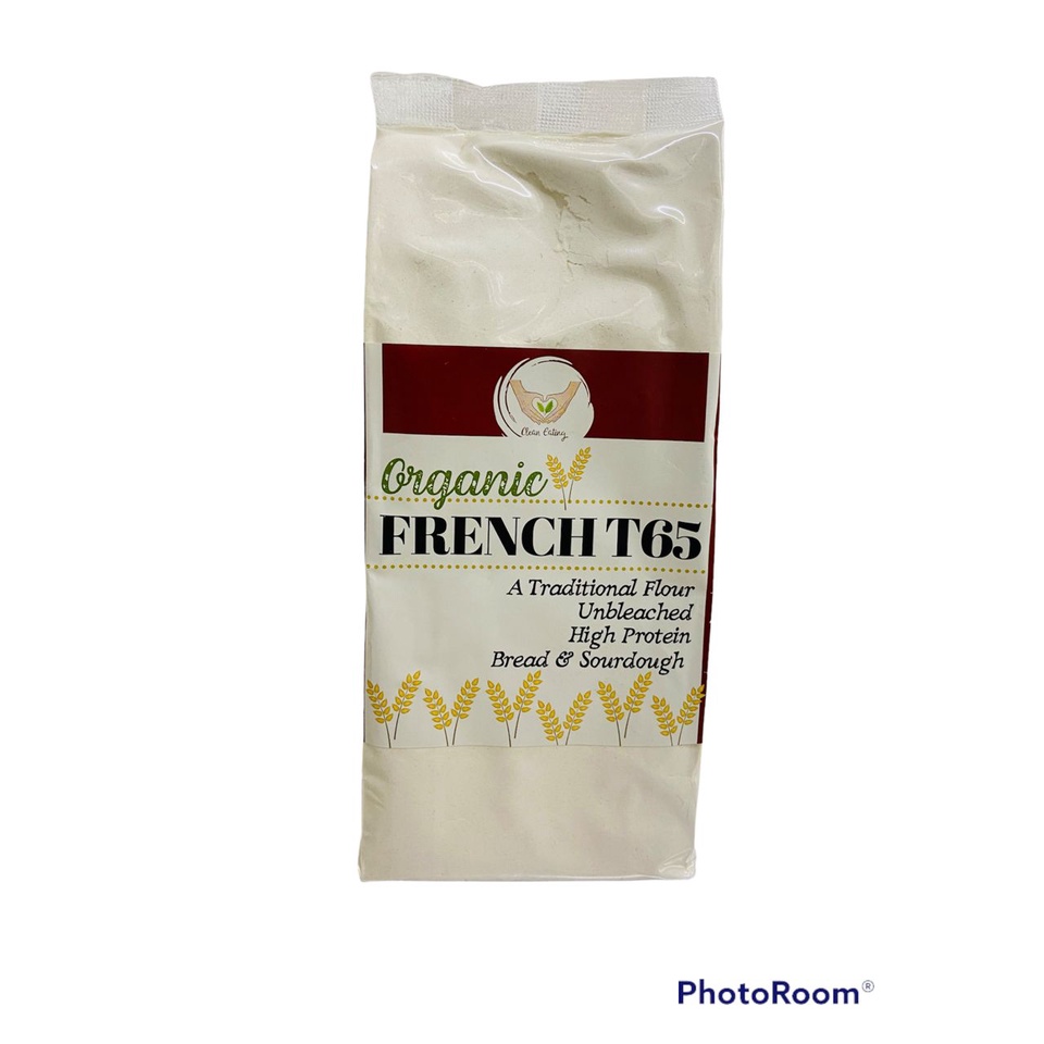 Clean Eating Organic French T65 Unbleached High Protein Flour Unbleached Premium Bread Flour