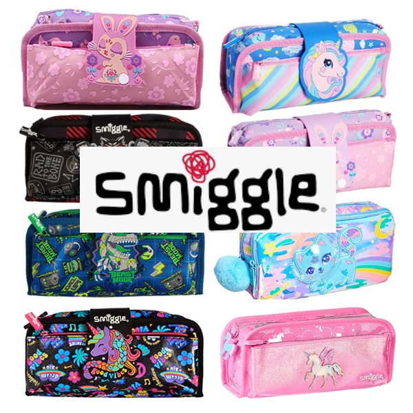 Smiggle Pencil Case Soft Oblong New Version For Kids Shopee Singapore