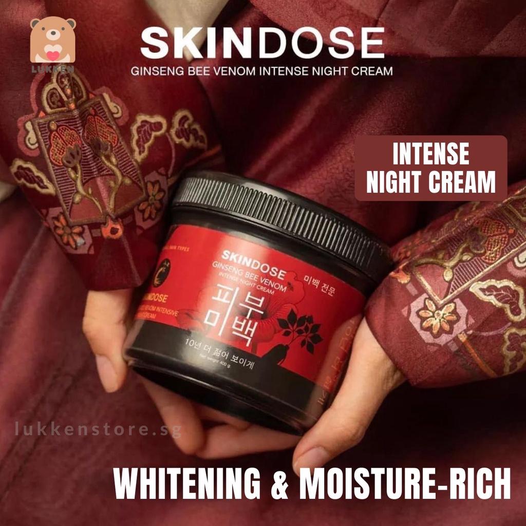 [SG Stock] Skindose Ginseng Bee Venom Intense Night Cream for Skin ...