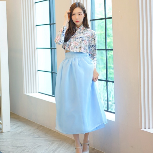 Boraunnii Long See-Through Skirt (See-Through Only) | Shopee Singapore