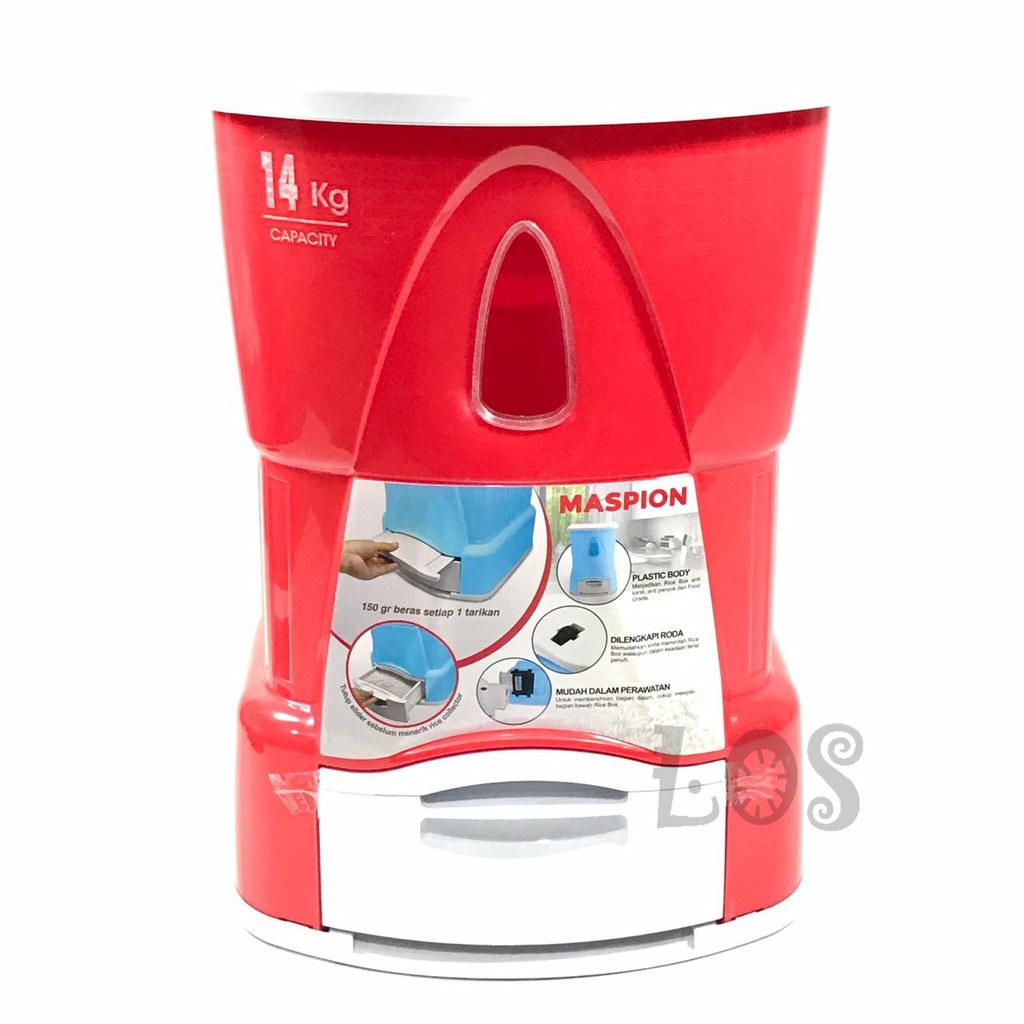 Rice Box - Maspion Rice Box 14kg MRD-1400 (00188.00002) | Shopee Singapore