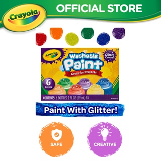 Washable Kids Paint with Glitter Mix