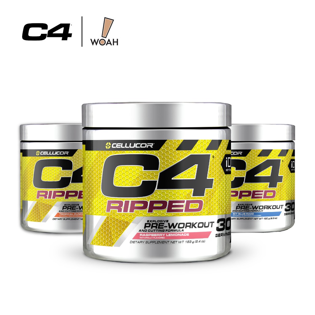 Cellucor C4 Ripped Pre Workout (30 Servings) Shopee Singapore