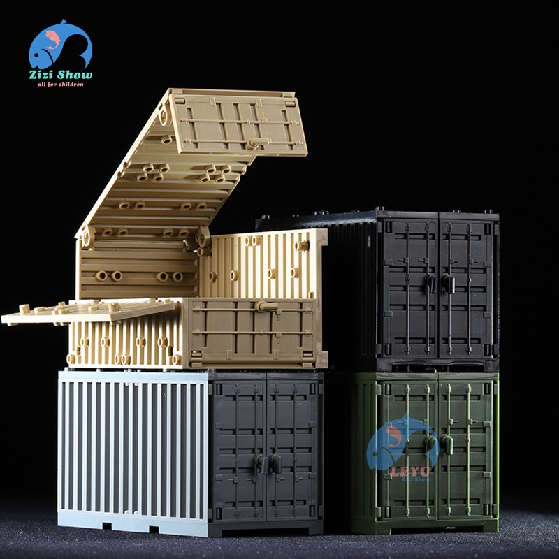 Military Weapon Container Cargo Box Model Building Blocks Compatible ...