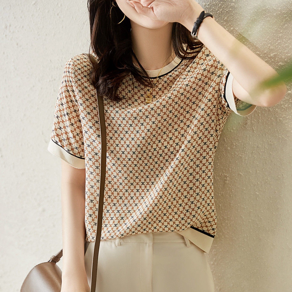 BAOKUAN Women's Dandelion Print Short Sleeve T-Shirt – Soft Casual Graphic Tee, Make A Wish Design - View #2